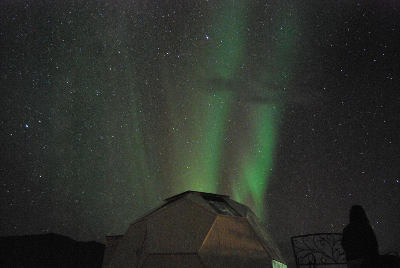 Sky sighting Iglúhús - Stay'in Árbakki Arskogssandur Esterno foto